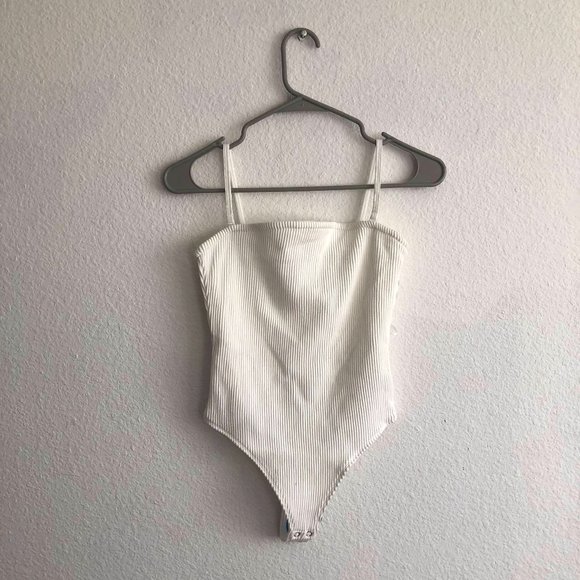 Good American Ottoman Rib Bodysuit (Size S) - Picture 1 of 7